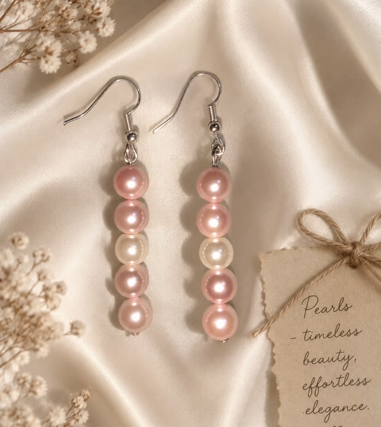 Pearl earrings